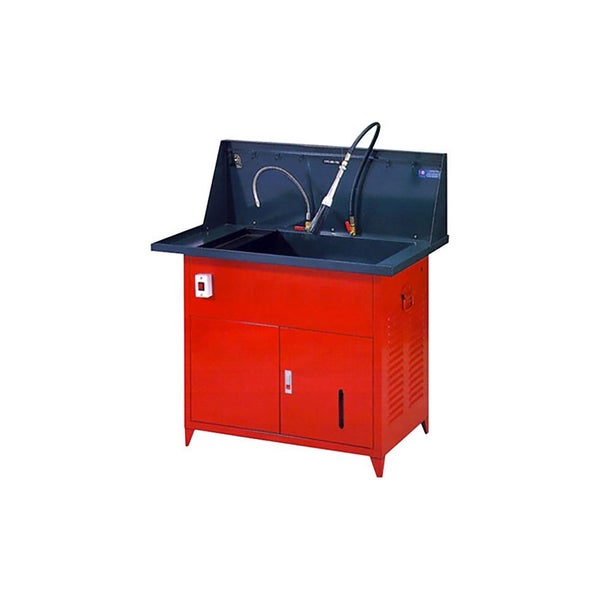 T&E Tools 40L Twin Pump Parts Washer Carousel 1