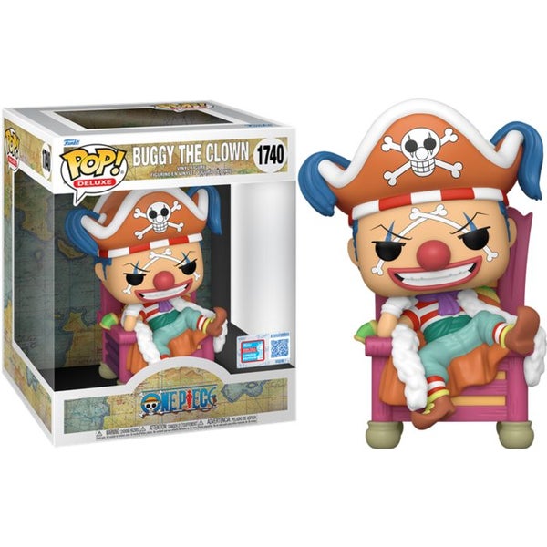One Piece - Buggy the Clown Pop! Deluxe Vinyl Figure (2024 Fall Convention Ex... Carousel 1