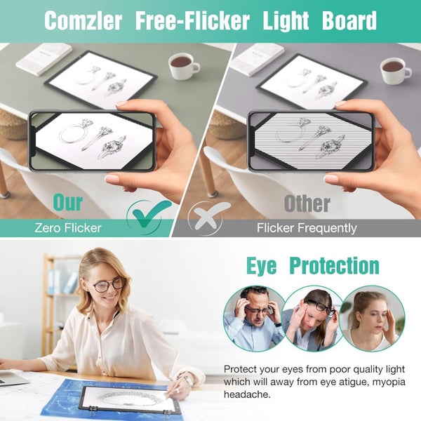 A4 LED Light Drawing Copy Board Carousel 10