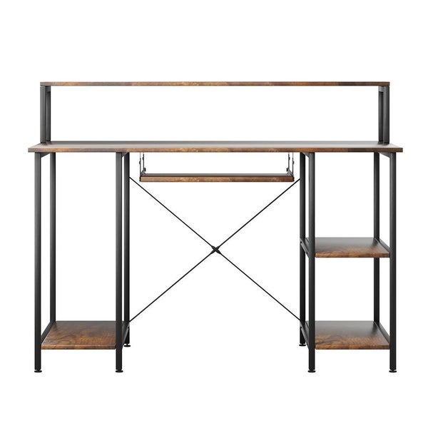 Office Gaming Computer Desk Brown Carousel 2
