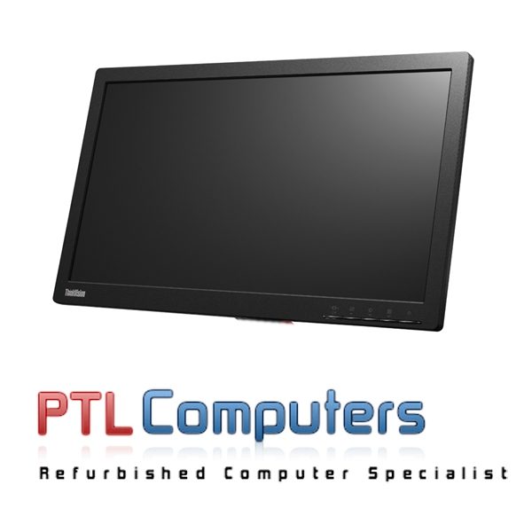*$1 Res* Used Lenovo ThinkVision T2014a 20" Monitor VGA DVI *NO STAND* Carousel 1
