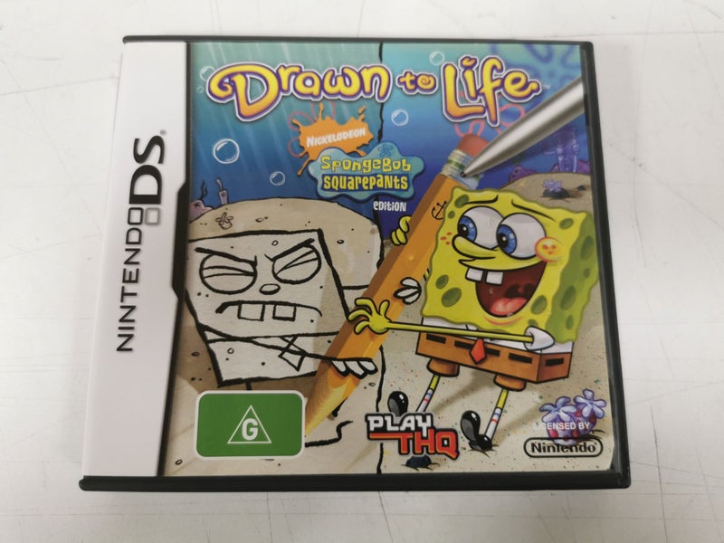 SPONGEBOB SQUAREPANTS DRAWN TO LIFE DS GAME #B18186005-125 Carousel 1