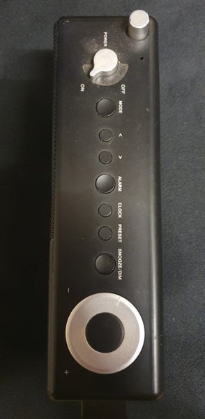 PORTABLE BLUETOOTH ALARM CLOCK FM RADIO - TECH INC BRAND MODEL: TI3295 Carousel 2