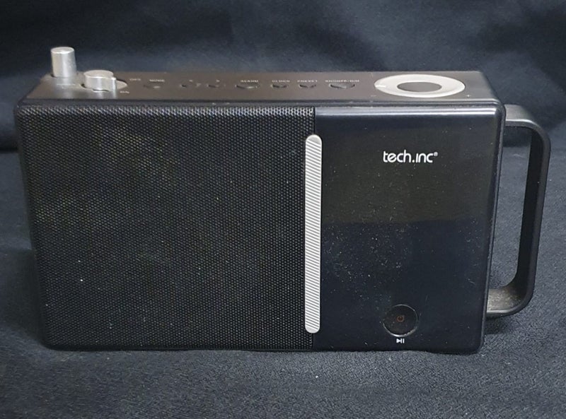 PORTABLE BLUETOOTH ALARM CLOCK FM RADIO - TECH INC BRAND MODEL: TI3295 Carousel 1
