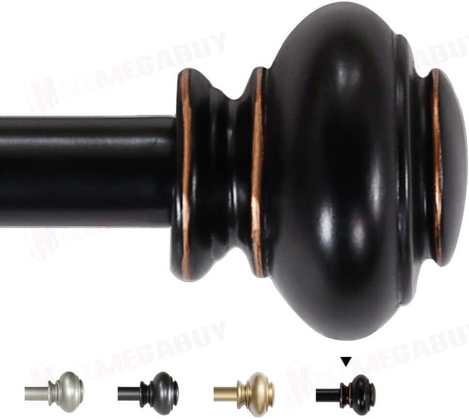 Window Curtain Rods Extendable Adjustable Carousel 2