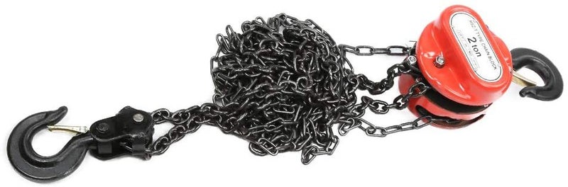 Chain Block & Tackle Hoist 3M 2Ton Carousel 4
