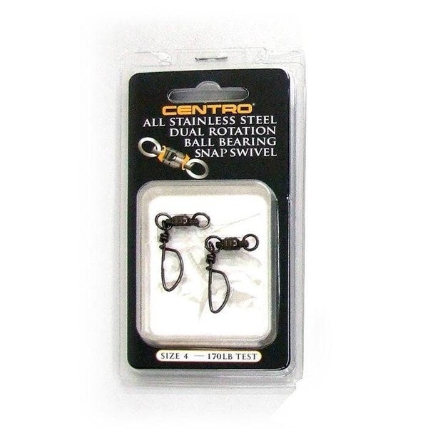 Centro Swivel T-Snap SS Double Ring x 4 Sizes Carousel 1