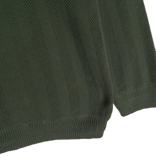 Vintage 90s Ralph Lauren Chaps Green Knit Chunky Sweater XL Carousel 2