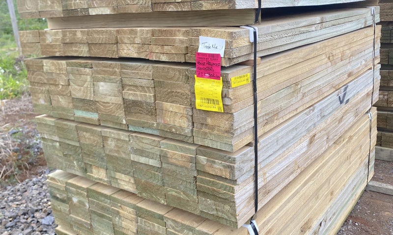 PINE, FENCE PALINGS, 150 x 25mm, ROUGH SAWN, H3.2 TREATED - 302.4m - TBT1973 Carousel 1