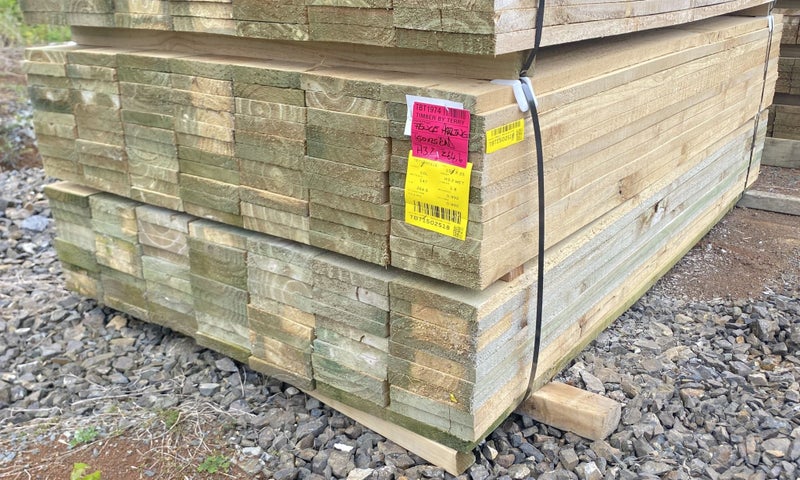 PINE, FENCE PALINGS, 150 x 25mm, ROUGH SAWN, H3.2 TREATED - 264.6m - ???1974 Carousel 1