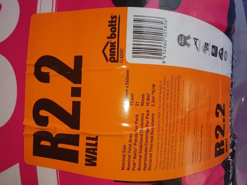 Pink Batts R2.2 Wall Insulation Bales - Covers 13.4M² Per bale Carousel 2