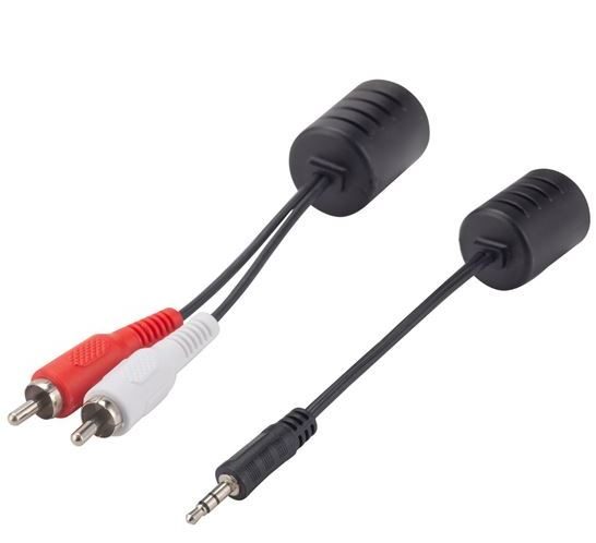 DYNAMIX 3.5mm Connector to RJ45 Adapter & 2x RCA Connectors to RJ45 Adaptor Carousel 1
