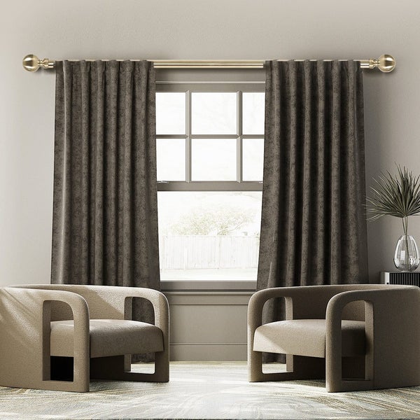 Goslash Picks Curtain Rod Steel Quiet Rail Pole Set Carousel 8