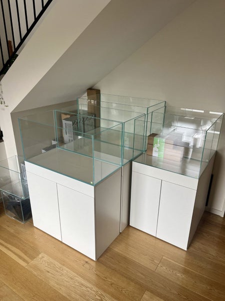 60x35x40cm Aquarium & Cabinet - Ultra Clear Glass - Kiwi Aqua Carousel 9