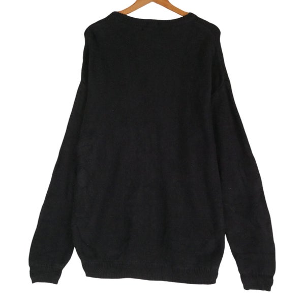 Vintage 90s Ralph Lauren Chaps Navy Knit Sweater Large Carousel 4