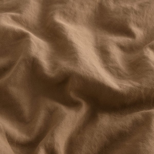 Dreamaker Superfine Washed Microfibre Standard Pillowcase Twin Pack - Rust Carousel 11