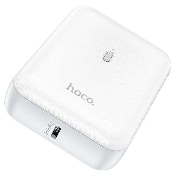 Hoco J96 5000mAh Super Portable Mini Small Fast Charging Power Bank w/ LED White Carousel 1