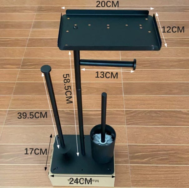 Free Standing Toilet Paper Roll Holder Stand 3636506 Carousel 2