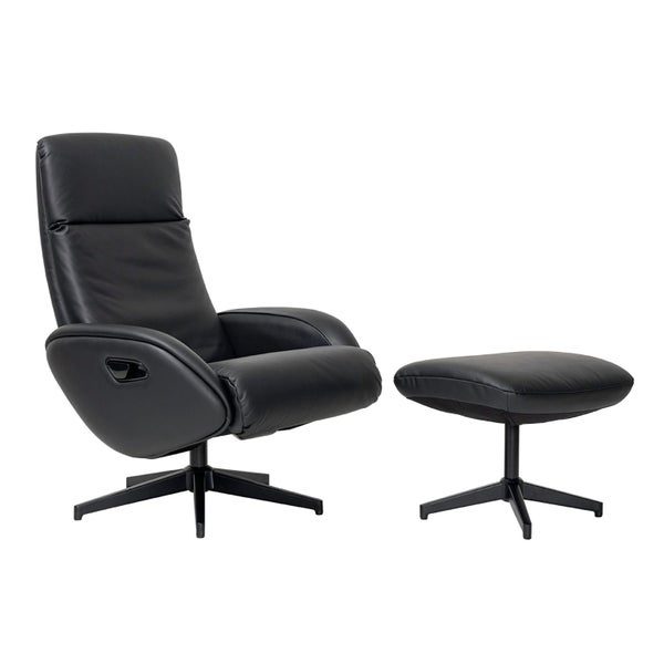 Buro Maya Recliner Armchair plus Footrest Ottoman Carousel 1