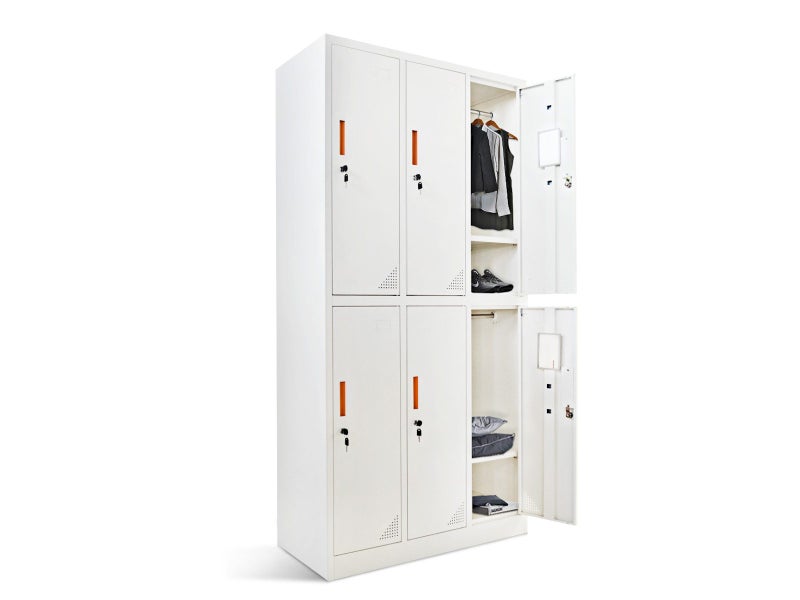 Lockers 6 Doors Carousel 2