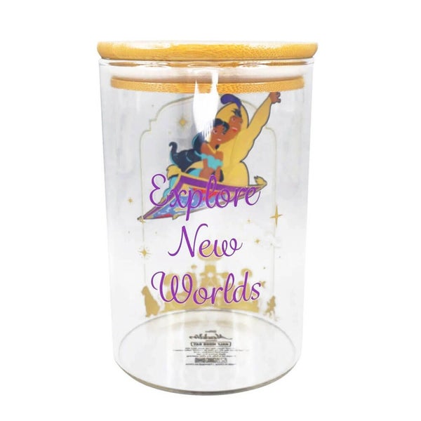 Disney Gifts - Disney Glass Storage Jar: Aladdin 'Explore New Worlds', 950ml ... Carousel 2