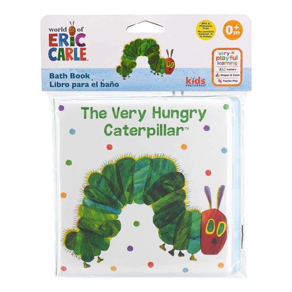 Eric Carle - The Very Hungry Caterpillar Vinyl Bath Book, Birth+ Carousel 5