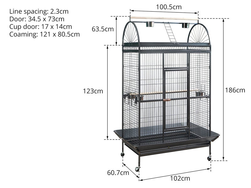 parrot cage Carousel 8