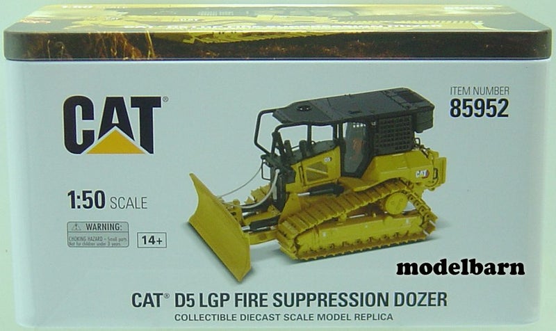 1/50 Caterpillar D5 LGP Fire Suppression Bulldozer Diecast Masters 85952 Carousel 9