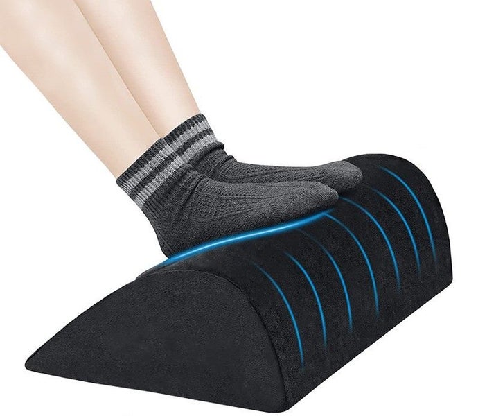 Under Desk Foot Rest Cushion Ergonomic Leg Resilient Office Foam Footrest Pillow Carousel 1