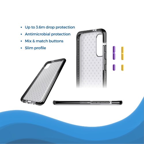 Samsung Galaxy S20+ (Plus) Tech21 Evo Check Gel Case Smokey Black - Brand New Carousel 2
