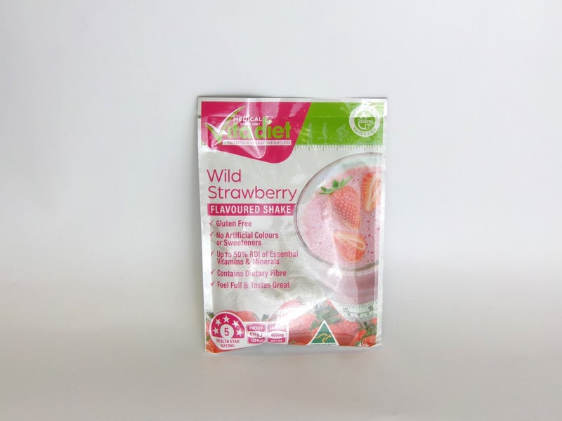 Vita Diet Shake Single Sachet Strawberry 45g Carousel 1