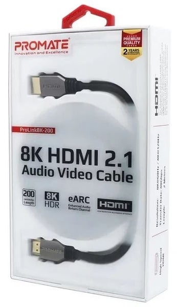 PROMATE 2m HDMI to HDMI Cable. Supports Max Res up to 8K@60Hz Carousel 1
