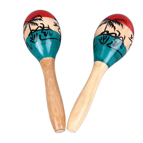 sand hammer percussion instrument musical toy sand shaker 2Pcs Sand Hammer Carousel 1