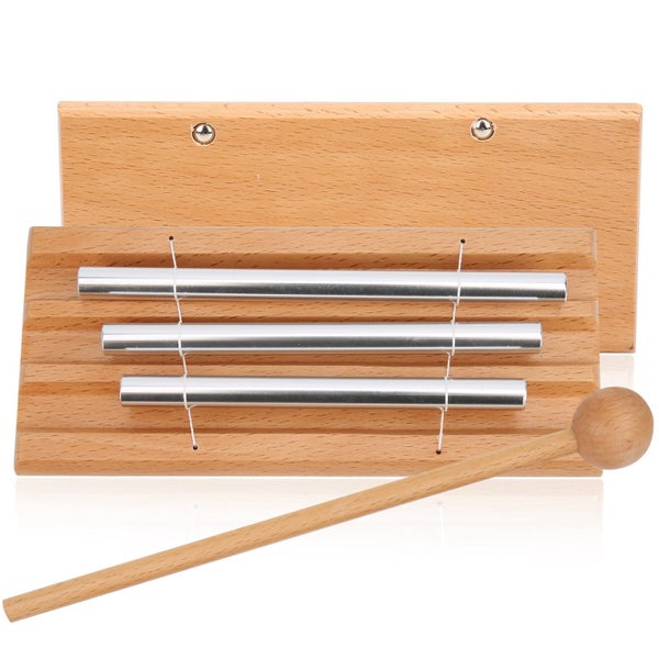 three pole wind chimes child education xylophone desktop bell percussion Carousel 2