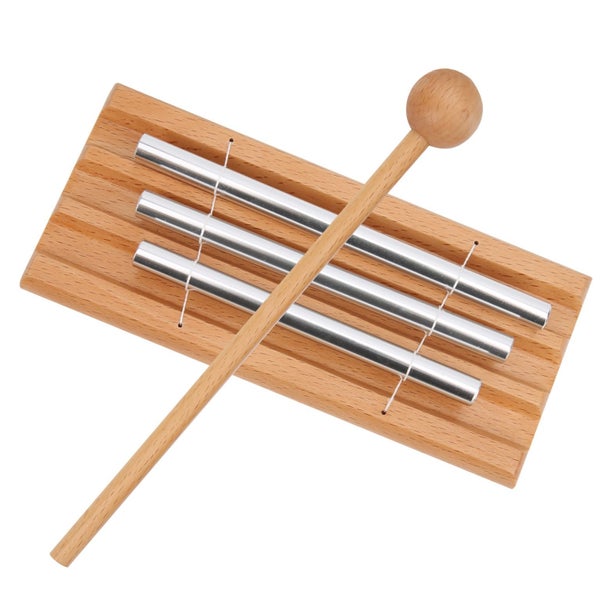 three pole wind chimes child education xylophone desktop bell percussion Carousel 5