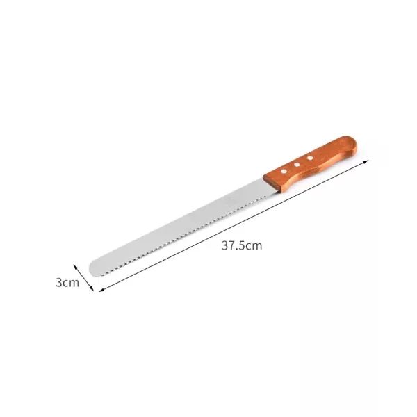 10/12/14 Inch Cake Cutting Knife Long Cutter Best Serrated Bread Knife Carousel 1