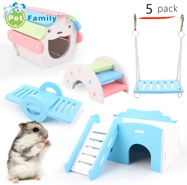 Hamster Toys Set 5pcs Guinea Pig Carousel 1