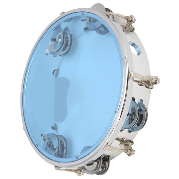 double row hand tambourine 8in tambourine MBAT Tambourine Adjustable Tone Double Carousel 2