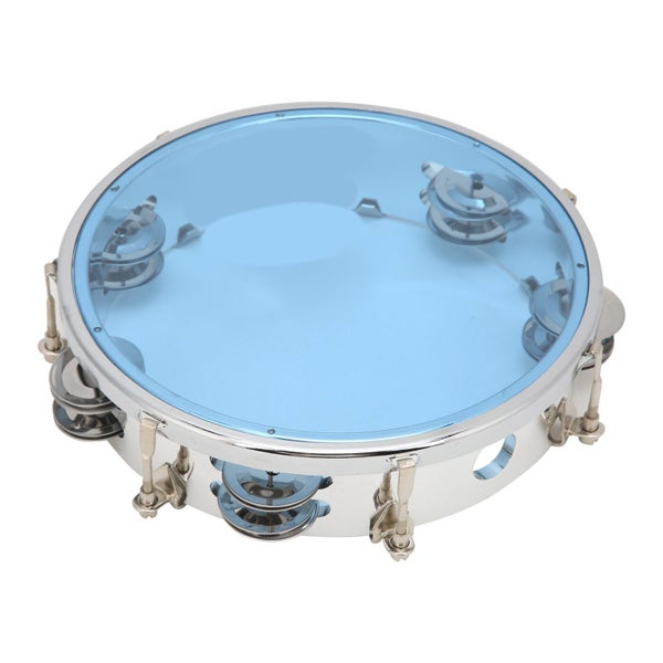 double row hand tambourine 8in tambourine MBAT Tambourine Adjustable Tone Double Carousel 5
