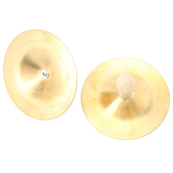 kid cymbals hand cymbal 2 Pcs Kid Cymbals Copper Wood Handle Belly Dancing Hand Carousel 2
