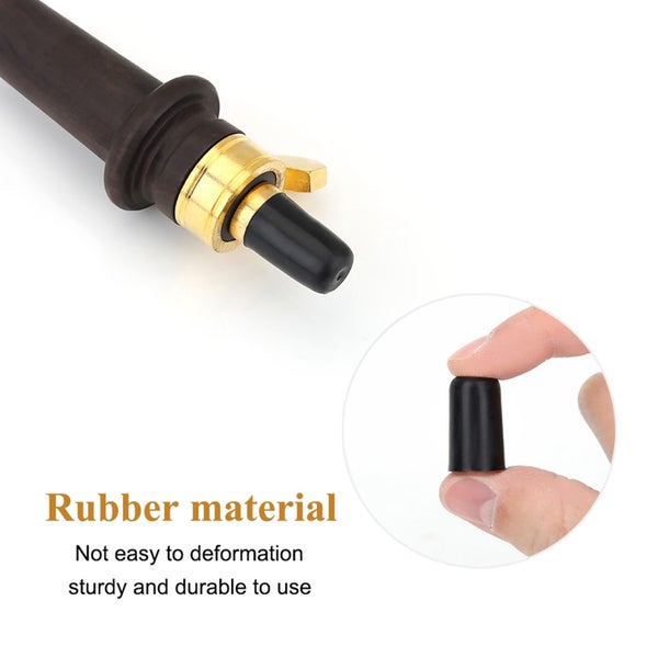 4Pcs Black Rubber Tip for Cello Endpin NOn Slip Carousel 2