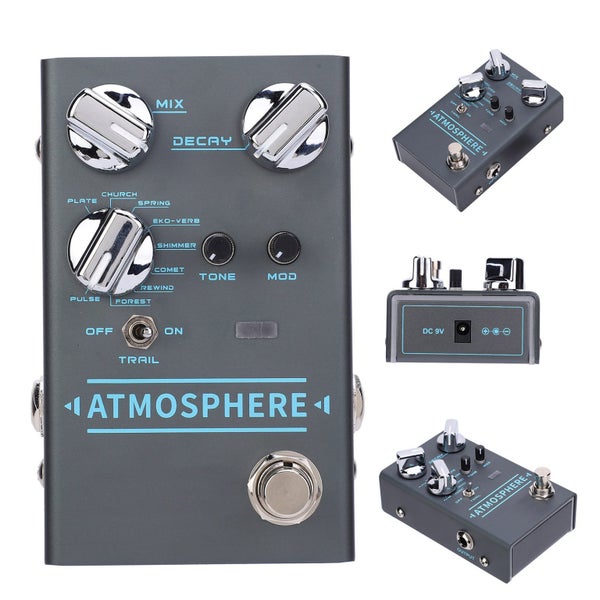 ambiance effect pedal Reverb Effect Pedal Guitar 9 Digital Ambiance Bypass Carousel 5