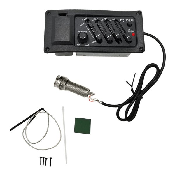 folk guitar pickup guitar parts instrument accessories Guitar Box Pickup 4 Band Carousel 5