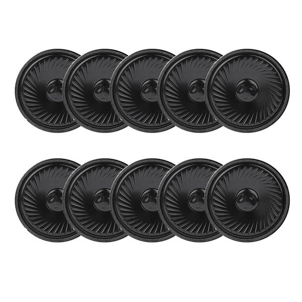 10pcs 50x7.6mm 8 Ohm 0.5W Round Speaker Horn Audio Loudspeaker Repair Parts Carousel 5