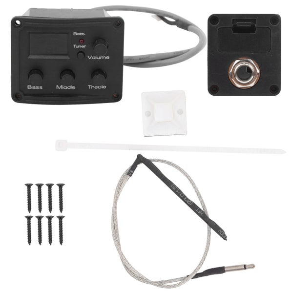 ukulele pickup eq tuner Ukulele Pickup EQ Color Tuner with LED Display Electric Carousel 1