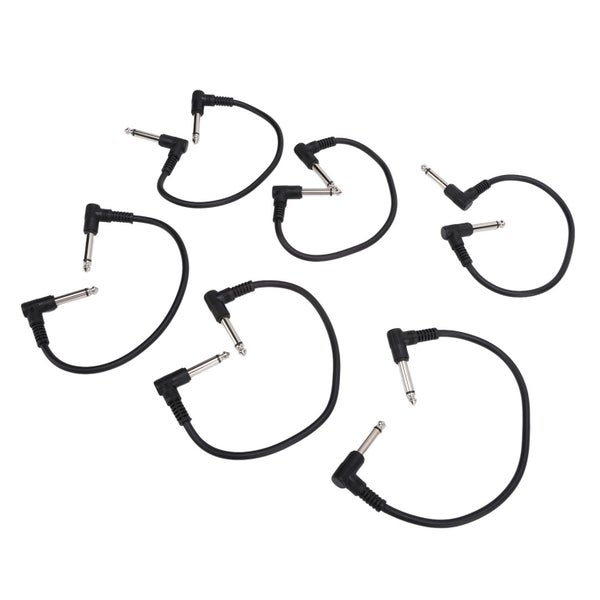 guitar patch cable effect pedal patch cable 6Pcs Electric Guitar Effect Cable Carousel 1