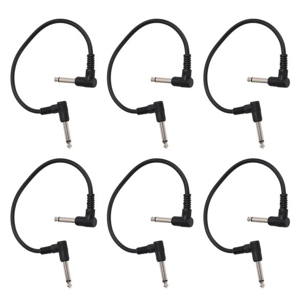 guitar patch cable effect pedal patch cable 6Pcs Electric Guitar Effect Cable Carousel 2