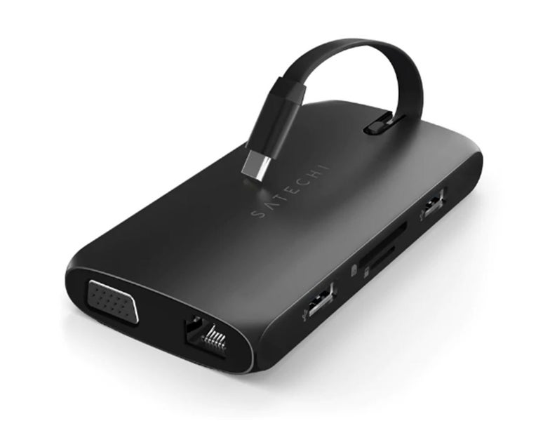 SATECHI USB-C On-the-Go (Black) Multiport Adapter ST-UCMBAK Carousel 2