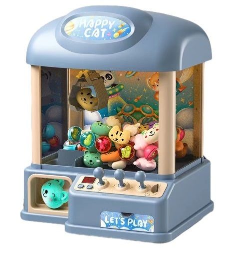 Mini Claw Machine Kids Arcade Doll & Candy Catch Grabber with Lights & Music ... Carousel 1