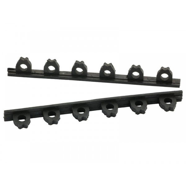 30cm Rubber Rod Racks - 2 Pack - Stores Up To 6 Rods Carousel 1